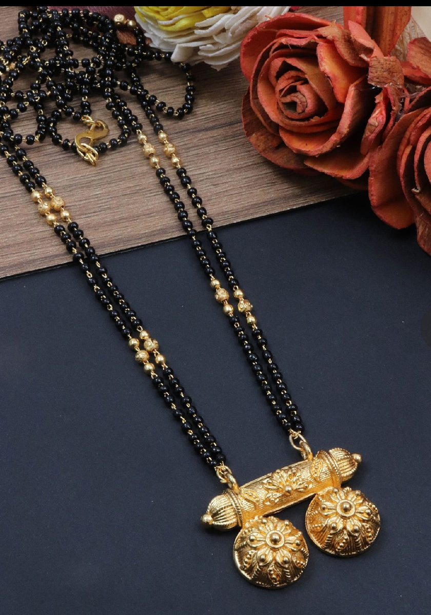 Gold Plated Mangalsutra Designs Gold Latest 2019 Jewels Kafe