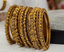 Jewels Kafe Gold Plated Bangle Set (Pack of 6) 2.8