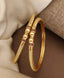 Jewels Kafe Gold Plated Bangle Set (Pack of 2) 2.10