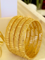 Jewels Kafe Gold Plated Bangle Set (Pack of 4) 2.8