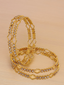 Jewels Kafe Gold Plated Bangle Set (Pack of 4) 2.8
