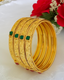 Jewels Kafe Gold Plated Bangle Set (Pack of 4) 2.8