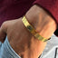 Jewels Kafe One Gram Gold Plated Mens Kada Free Size Free Size