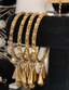 Jewels Kafe Gold Plated Latkan Bangle Set (Pack of 4) 2.8