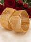 Jewels Kafe Gold Plated Screw Bangle/Kada Set (Pack of 2) Jewels Kafe