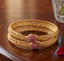 Jewels Kafe Gold Plated Bangle Set of 2 Jewels Kafe
