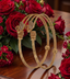 Jewels Kafe Gold Plated Bangle/Kada Set (Pack of 2) Jewels Kafe
