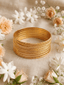 Jewels Kafe Gold Plated Bangle Set (Pack of 8) Jewels Kafe