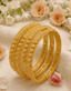 Jewels Kafe Gold Plated Bangle Set (Pack of 4) Jewels Kafe