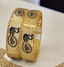 Jewels Kafe Gold Plated Bangle Set 2.8