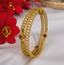 Jewels Kafe Gold Plated Bangle Set of 2 2.8