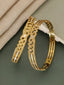 Jewels Kafe Gold Plated Bangle Set (Pack of 2) 2.10