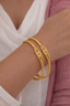 Jewels Kafe Gold Plated Bangle Set of 2