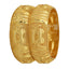 Jewels Kafe One Gram Gold Plated Bangle Set of 2 2.8
