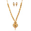 Jewels Kafe One Gram Gold Forming Work Premium Long Haram Pendant/Necklace Set(10 in Long 2 in Wide)