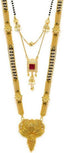 Jewellery Traditional Hand Meena MangalsutraNecklace Chain For Women and Girls Brass Mangalsutra