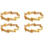 Jewels Kafe Gold Plated Bangle Combo Set of 4 2.8