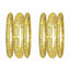 Jewels Kafe One Gram Gold Plated Bangle Set of 6 2.8