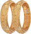 Jewels Kafe One Gram Gold Plated Bangle Set of 2 2.8