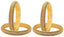 Jewels Kafe Gold Plated Bangle Set of 4 2.8