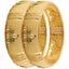 Jewels Kafe One Gram Gold Plated Bangle Set of 2