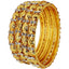Jewels Kafe Gold Plated Bangle Set of 4 2.8