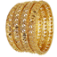 Jewels Kafe Gold Plated Bangle Set (Pack of 4) 2.8