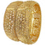 Jewels Kafe One Gram Gold Plated Bangle Set of 2 2.8