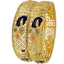 Jewels Kafe Gold Plated Bangle Set of 2 2.8