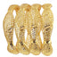 Jewels Kafe Gold Plated Bangle Set of 4 2.8