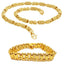 Jewels Kafe Trending Gold Plated Men's Chain & Bracelet Combo