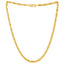 Jewels Kafe Trendy Designer Gold Plated Men's Chain
