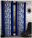 Urbanista 2 Piece Eyelet Polyester Printed Long Door Curtain 7Ft