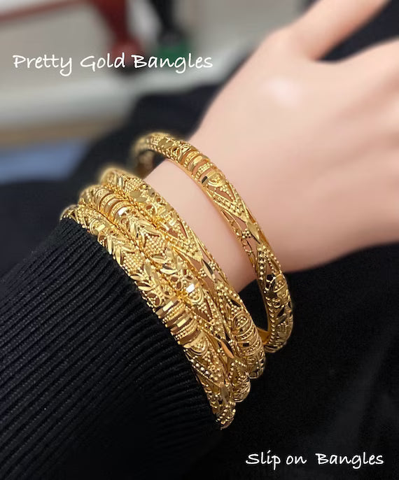 Best Anti-Tarnish Gold Plated Bangles for Daily Wear