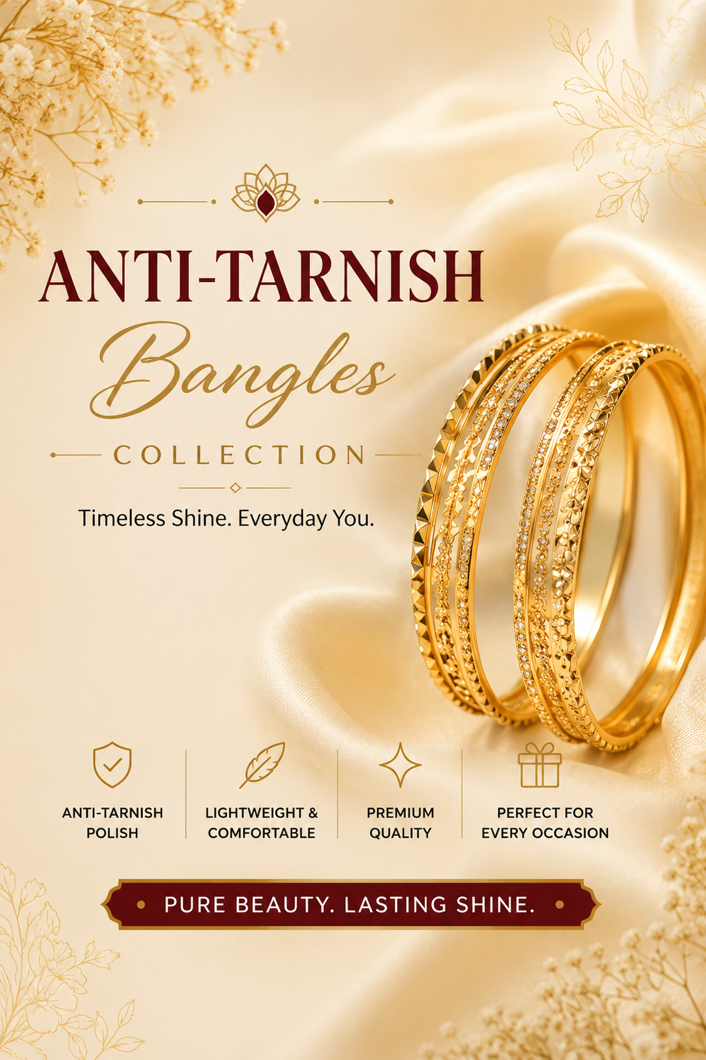 Anti-Tarnish Bangles