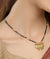 Jewels Kafe Jewellery Gold Plated Black Beads Coin Mangalsutra for women Jewels Kafe