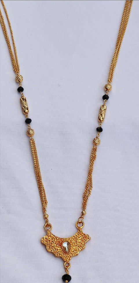 Jewels Kafe Jewellery One gram gold plated Mangalsutra for women Jewels Kafe