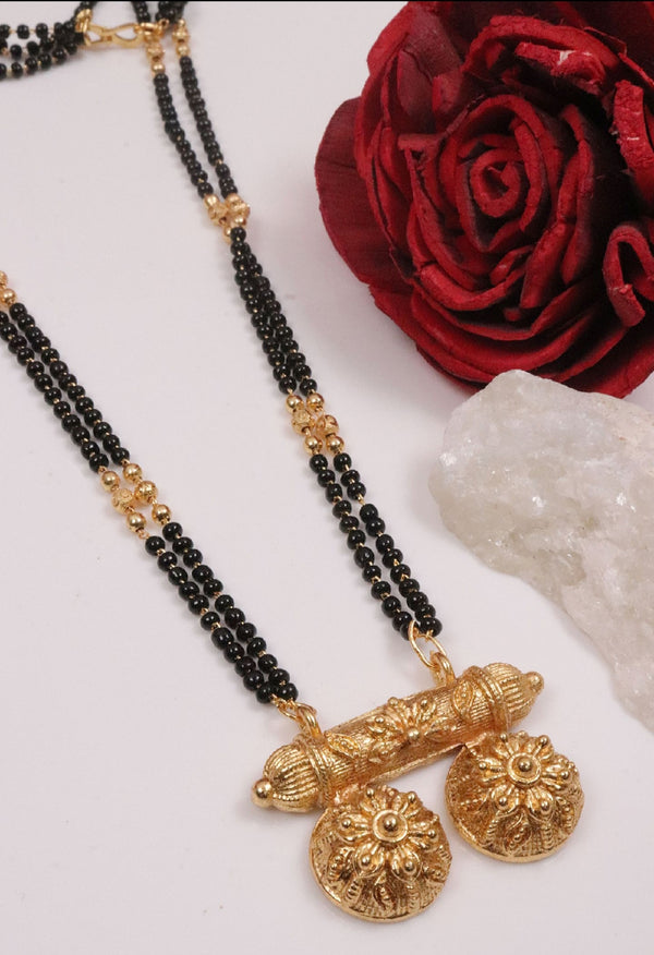 Jewels Kafe Jewellery One gram gold plated Mangalsutra for women