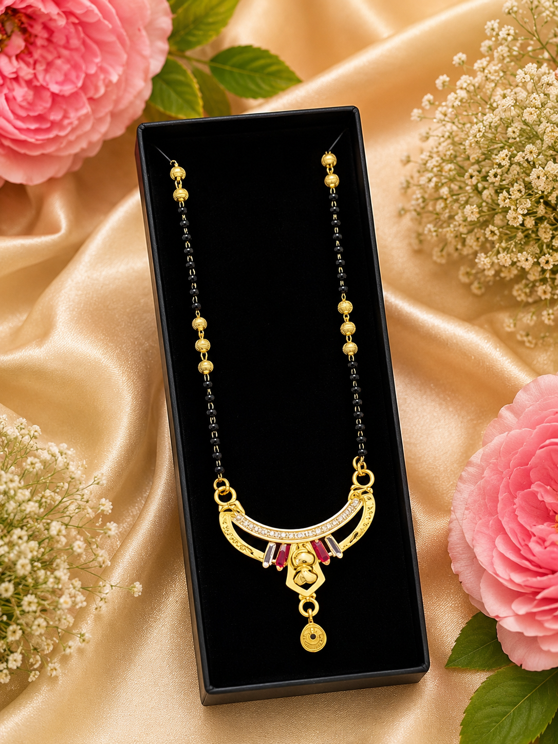 Jewels Kafe Elegant Golden Mangalsutra – Traditional & Stylish Design Jewels Kafe