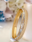 Jewels Kafe Gold Plated Mens Kada