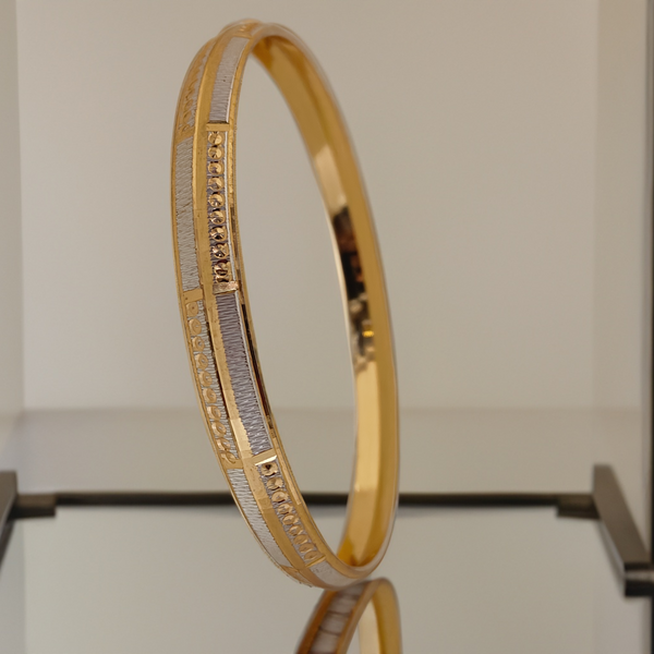Jewels Kafe One Gram Gold Plated Mens Kada 2.18