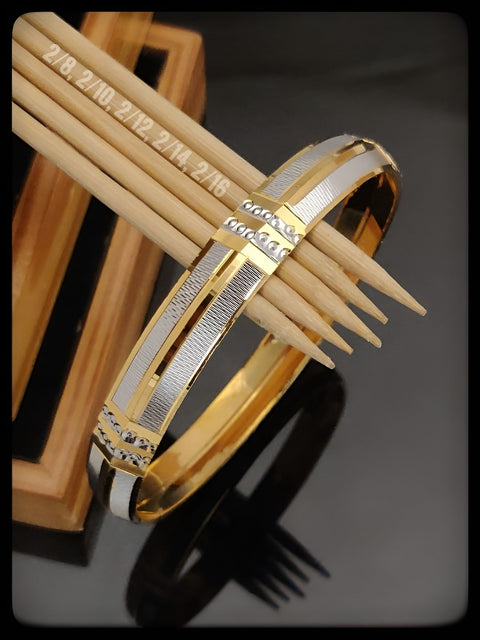 Jewels Kafe Gold Plated Mens Kada Jewels Kafe