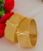 Jewels Kafe Gold Plated Bangle/Kada Set (Pack of 2)