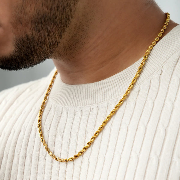 Trendy Gold Plated Men's Chain