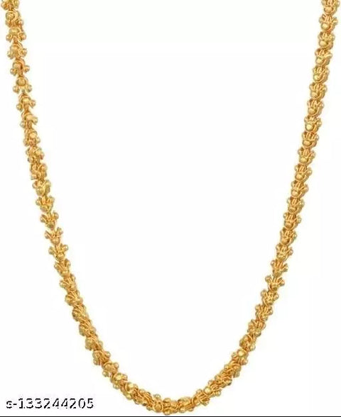 Jewels Kafe Trendy Designer Gold Plated Women's Chain Jewels Kafe