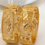 Jewels Kafe One Gram Gold Plated Bangle/Kada Set (Pack of 2) 2.10