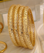 Jewels Kafe Gold Plated Bangle Set (Pack of 4) 2.8