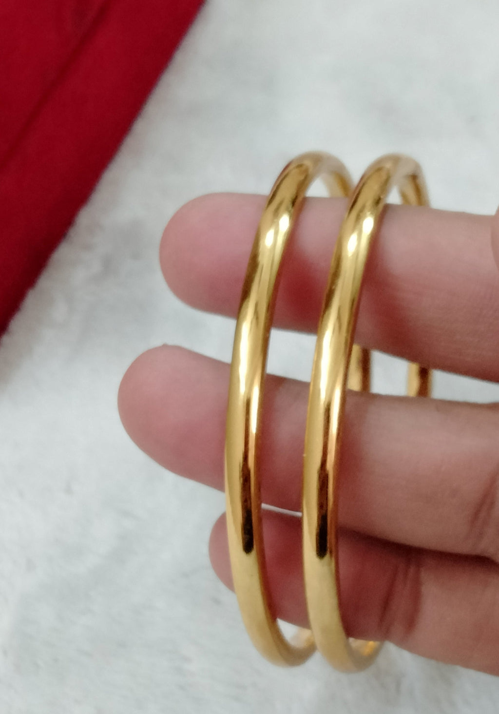 Jewels Kafe Gold Plated Bangle Set (Pack of 2)