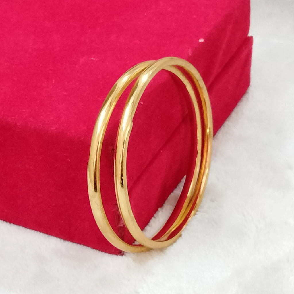 Jewels Kafe Gold Plated Bangle Set (Pack of 2)