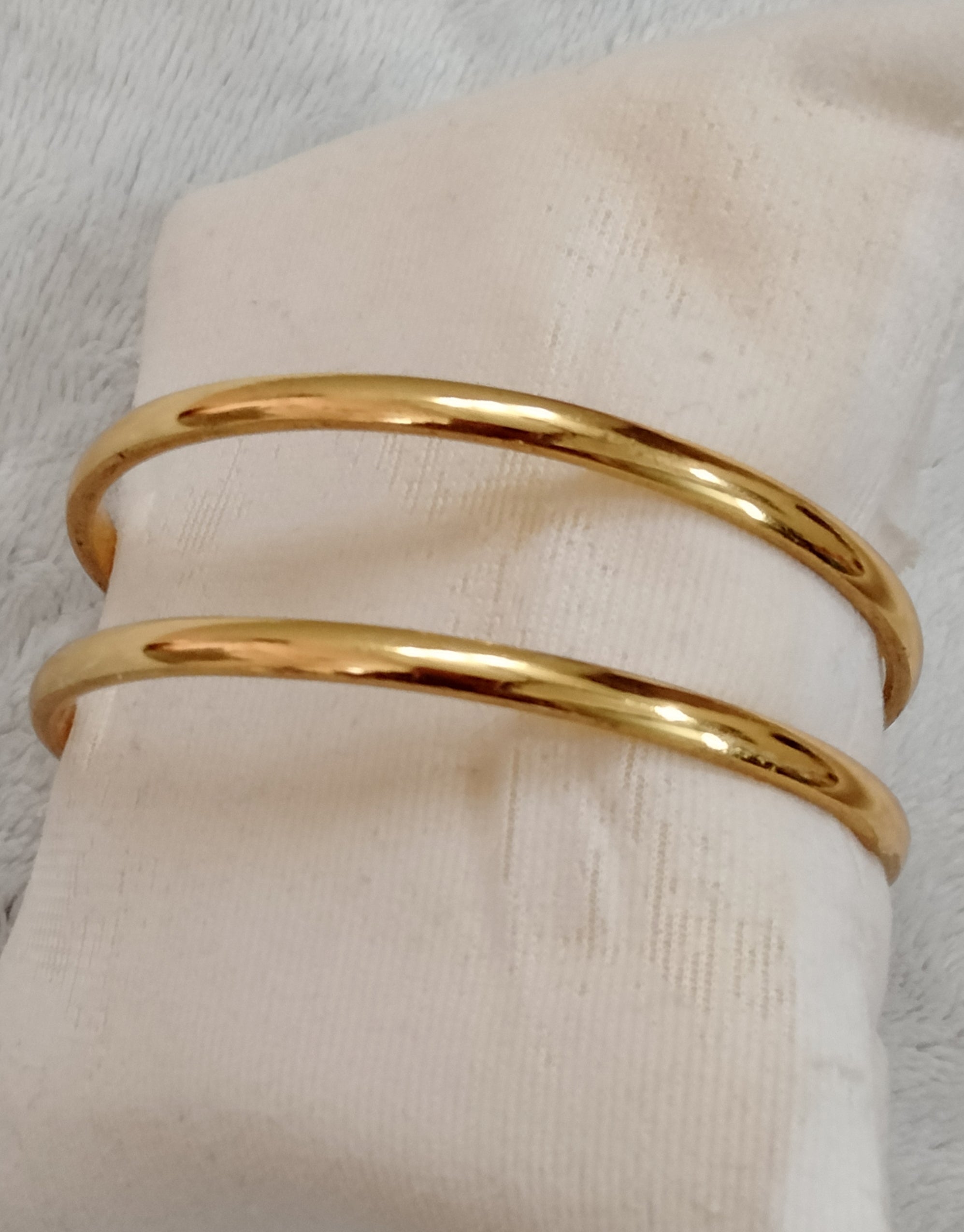 Jewels Kafe Gold Plated Bangle Set (Pack of 2)